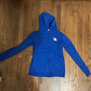 UK Blue Kids Zip-Up Hoodie Jacket